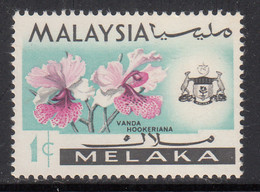 1c Melaka Used 1965, Flower, Plant, Malaya - Malacca