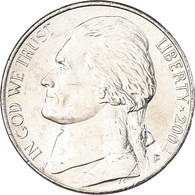 Monnaie, États-Unis, 5 Cents, 2004, Philadelphie, SPL, Nickel, KM:361 - 1938-…: Jefferson