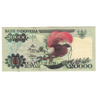 Billet, Indonésie, 20,000 Rupiah, 1995, KM:132a, TTB - Indonésie