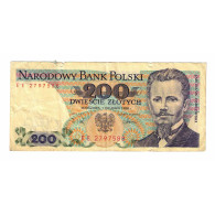 Billet, Pologne, 200 Zlotych, 1988, KM:144c, TTB - Pologne