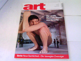 ART Das Kunstmagazin 2001/08 - Der Große Biennale-Report Aus Venedig U.a. - Sonstige & Ohne Zuordnung