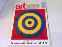 ART Das Kunstmagazin 1993/05 - Amerikanische Kunst Von 1913-1993 U.a. - Sonstige & Ohne Zuordnung