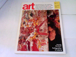 ART Das Kunstmagazin 1991/02 - Hartwig Ebersbach. Farbgewitter In Leipzig U.a. - Sonstige & Ohne Zuordnung