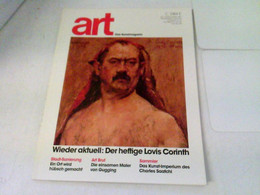 ART Das Kunstmagazin 1985/09 - Wieder Aktuell: Der Heftige Lovis Corinth U.a. - Sonstige & Ohne Zuordnung