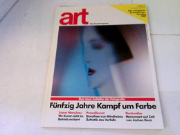 ART Das Kunstmagazin 1987/01 - Fünfzig Jahre Kampf Um Farbe U.a. - Sonstige & Ohne Zuordnung