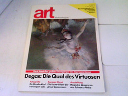 ART Das Kunstmagazin 1988/03 - Degas: Die Qual Des Virtuosen U.a. - Sonstige & Ohne Zuordnung