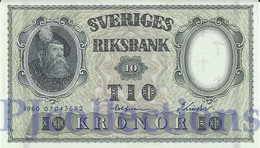 SWEDEN 10 KRONOR 1960 PICK 43h UNC - Svezia