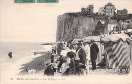 CPA - France - 80 - MERS LES BAINS - Sur La Plage - LL - Animée - Mers Les Bains