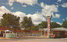 3464 – Rapid City South Dakota SD – Colonial Motel – VG Condition – 2 Scans - Rapid City