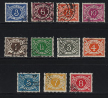 Eire, Irlande O N° Yv Taxe  9, 11, 12, 13, 15, 16, 17, 18, 19, 20, 21. - Postage Due