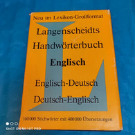Langenscheidts Handwörterbuch Englisch - Deutsch / Deutsch - Englisch - Wörterbücher 