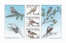 SLOVAKIA Block 13,unused,birds - Blocks & Kleinbögen