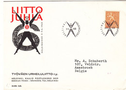 Finlande - Lettre De 1963 - Oblit Spéciale Helsinki - - Storia Postale