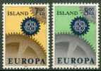 Ijsland Islande Yvertn° 364-65 *** MNH Cept 1967 Cote 4,50 Euro - Ungebraucht