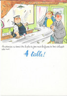 A Table ! Menu Publicitaire Pharmaceutique MEGABYL Illustré Par Jean Bellus - Menus