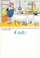 A Table ! Menu Publicitaire Pharmaceutique MEGABYL Illustré Par Jean Bellus - Menus