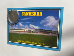 (4 N 18 A) Australia - 0.20 Cents Coin Centenary Of Canberra 2013 / On Canberra New Parliament House - 20 Cents