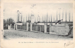 CPA - FRANCE - 94 - CHAMPIGNY - Rue Du Monument - BF Paris - Dos Non Divisé - Champigny Sur Marne