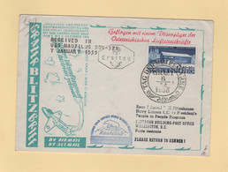 Autriche - 1958 - Par Avion - Recu Par Le USS Nautilus SSN 751 - Cartas & Documentos