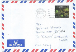 Singapore Letter 1997, Stamps Motive : 1994 Life In The Coral Reef - Singapore (1959-...)