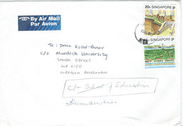 Singapore Letter 1993, Stamps Motive : 1990 Tourism - Singapore (1959-...)
