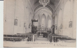 CRUZY LE CHATEL (89) - Intérieur De L'Eglise - état Correct - Cruzy Le Chatel