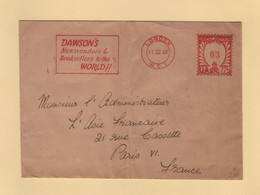 Grande Bretagne - Londres - EMA - Dawson Newsvendors Booksellers - 1948 - Franking Machines (EMA)