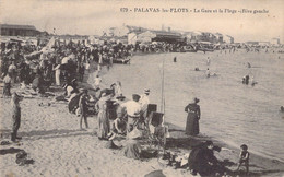 CPA - FRANCE - 34 - PALAVAS LES FLOTS - La Gare Et La Plage - Rive Gauche - Palavas Les Flots