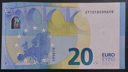 20 EURO S023A4 Serie ST Lagarde Italy Charge 01 Perfect UNC - 20 Euro