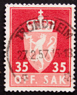 Norway 1955  Minr.74X  TRONDHEIM  (Lot H 1032 ) - Dienstmarken