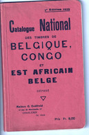 CATALOGUE NATIONAL 1939 Belgique Congo Est Africain Belge (bilingue) Maison Godfroid Charleroi - Belgium