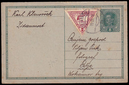 SLOVENIA - Austrian Stationery Upfranked With Austrian Stamp And Sent From Zidani Most To Celje 18.12. 1918. / 2 Scans - Slovénie