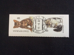 Yvert  1016/1017 Oblitéré CZ 2022  Chatons Cat Chat Du Bengale Et Chat Persan - Used Stamps