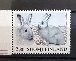 FINLANDE Lapins, Lapin, Rabbit, Conejo.Yvert N°1344. ** Neuf Sans Charnière - Rabbits