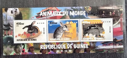 GUINEE Lapins, Lapin, Rabbit, Conejo. Yvert 1427/29 ** Neuf Sans Charnière - Rabbits