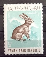 YEMEN REPUBLIQUE Lapins, Lapin, Rabbit, Conejo. Michel N° 485 ** Neuf Sans Charnière - Lapins