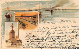 Ac1775 - URUGUAY - VINTAGE POSTCARD -  Montevideo - 1830's - Uruguay