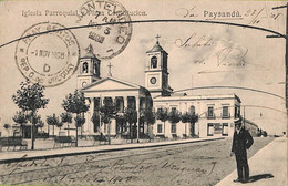 Ac1777 - URUGUAY - VINTAGE POSTCARD -  Paysandu - 1908 - Uruguay