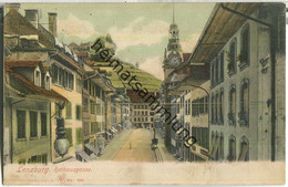 Lenzburg - Rathausgasse - Hotel Löwen - Verlag Künzli-Tobler Zürich - Lenzburg