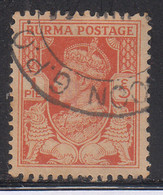 1p Used Burma 1938 - 1940, KGVI And Chinthes (Lion), SG18b - Bahrein (...-1965)