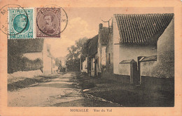 CPA - Belgique - Momalle - Rue Du Val - Edit. Henri Kaquet - Oblitéré Momalle 1925 - Maison De Village - Autres & Non Classés