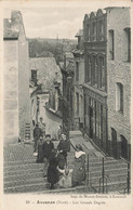 Avesnes * Les Grands Degrés * P. PIERCHON Relieur * Enfants Villageois Rue - Avesnes Sur Helpe