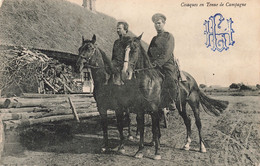 CPA - Belgique - Liège - Angleur - Cosaques En Tenue De Campagne - Oblitéré Angleur - 1911 - Cheval - Soldat - Altri & Non Classificati