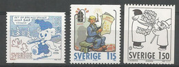 Suède 1980 1106-08 ** Noël BD - Unused Stamps