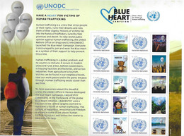Nations Unies - ONU - 2018 - Office De VIENNE - 995** - Emblème De L'ONU - 10 Timbres Avec Vignettes Différentes Feuille - Nuevos