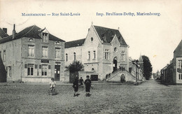 CPA - Belgique - Namur - Mariembourg - Rue Saint Louis - Imp. Brulliaux Dethy - Oblitéré Mariembourg 1910 - Animé - Otros & Sin Clasificación