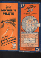 Carte Michelin    N°57 Verdun-Widdembourg  (révisée 1939) (M4939) - Cartes Routières