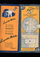 Carte Michelin    N°67 Nantes-Poitiers (  1952   (M4940) - Cartes Routières