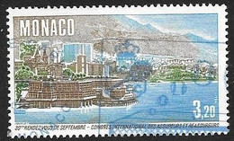 MONACO  -  TIMBRE  N° 1540   -  CONGRES INTERNATIONAL DES ASSUREURS..  -  1986  -  OBLITERE - Gebraucht