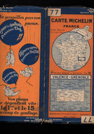 Carte Michelin    N°77 Valence-Grenoble  (2929-41) (M4946) - Cartes Routières